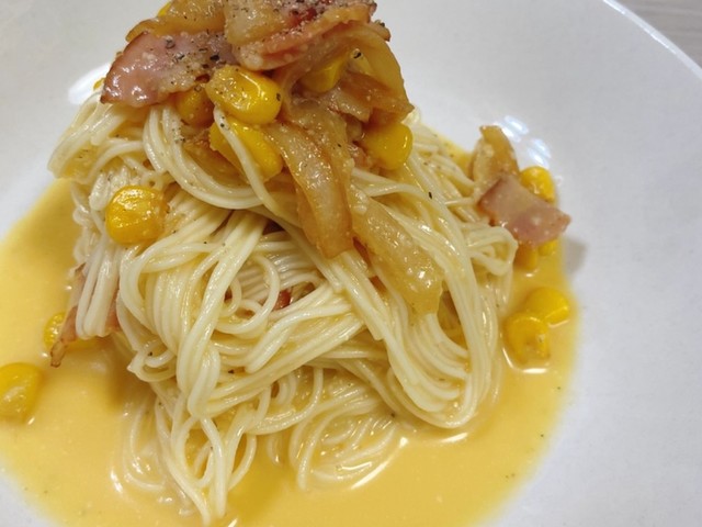 そうめんで冷製カルボナーラ レシピ 作り方 By Yu1126ka クックパッド 簡単おいしいみんなのレシピが360万品