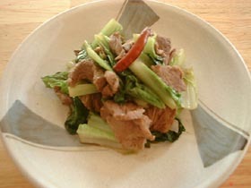 Tamarindoで炒め物