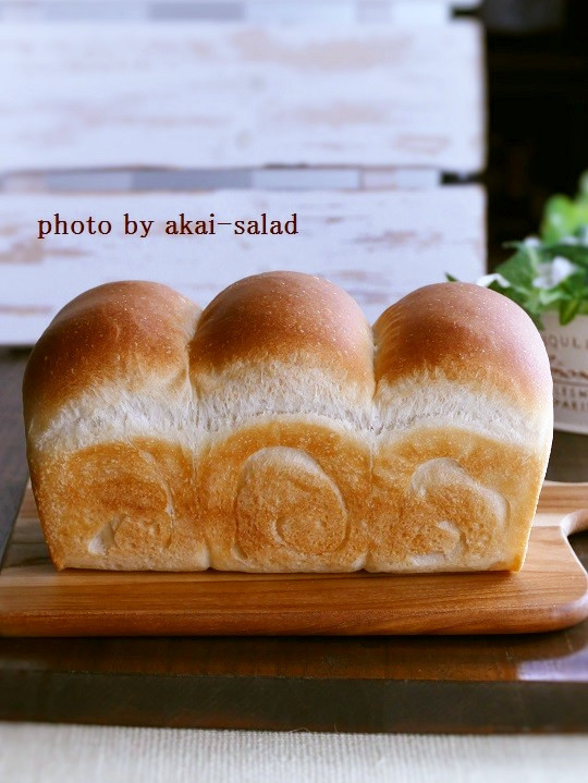 ふわふわ食べきりサイズ♪可愛い山食パンの画像