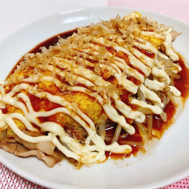 余り物で豚バラもやしのとんぺい焼き レシピ 作り方 By Minimini クックパッド 簡単おいしいみんなのレシピが355万品