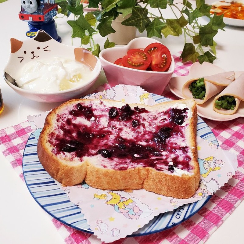 みんなが作ってる クリームチーズ ブルーベリージャム 食パンのレシピ クックパッド 簡単おいしいみんなのレシピが370万品