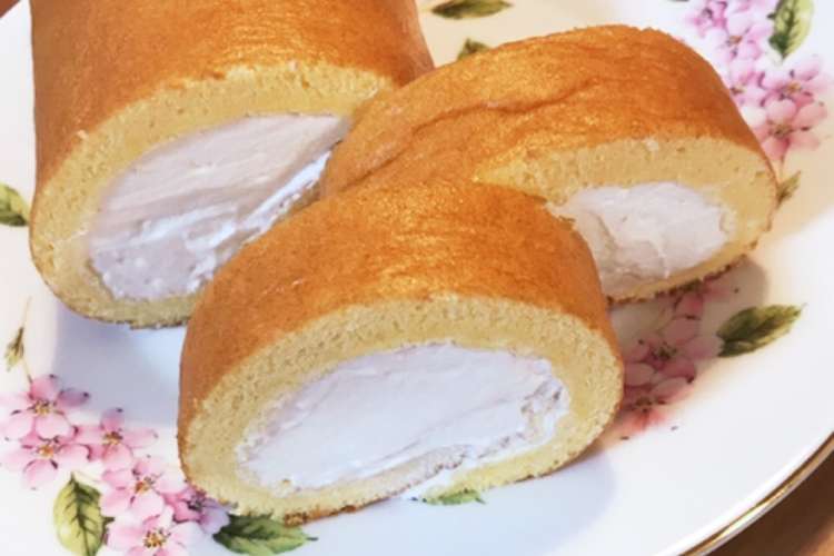 簡単 ホイップクリームのロールケーキ レシピ 作り方 By Finchley クックパッド 簡単おいしいみんなのレシピが350万品