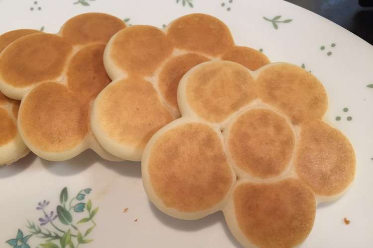 ちぎりパン風 お花の米粉パンケーキ レシピ 作り方 By おからぱうだー クックパッド 簡単おいしいみんなのレシピが360万品