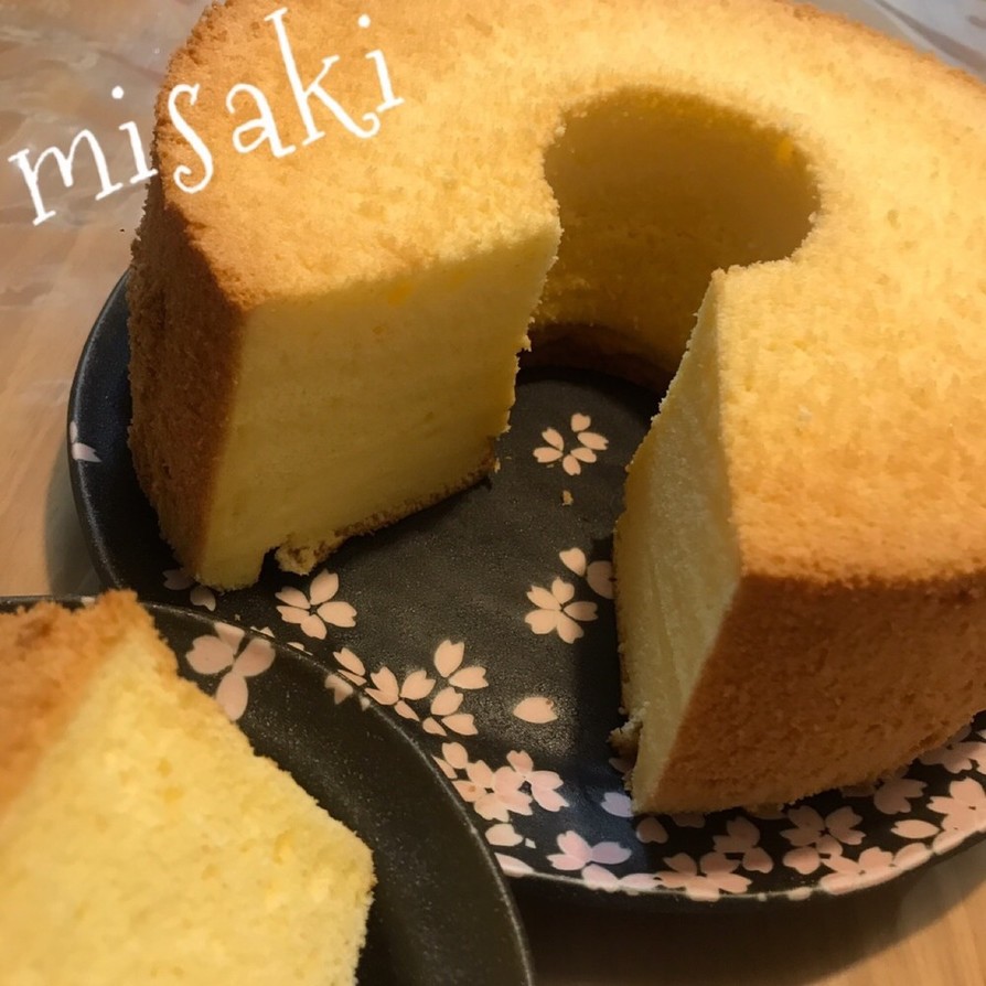 グルテンフリー☆米粉のシフォンケーキの画像