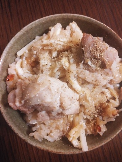 鶏ときのことタケノコの炊き込みご飯✨の写真