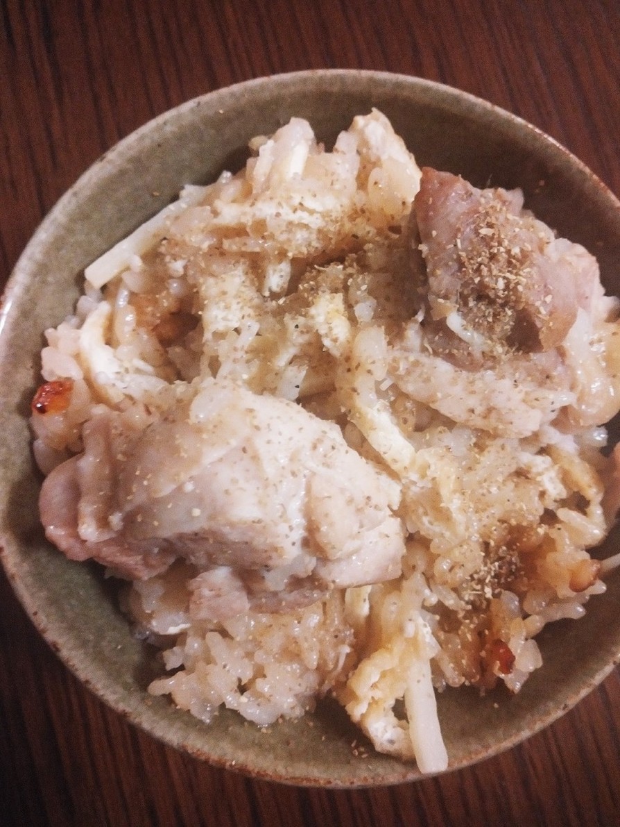 鶏ときのことタケノコの炊き込みご飯✨の画像