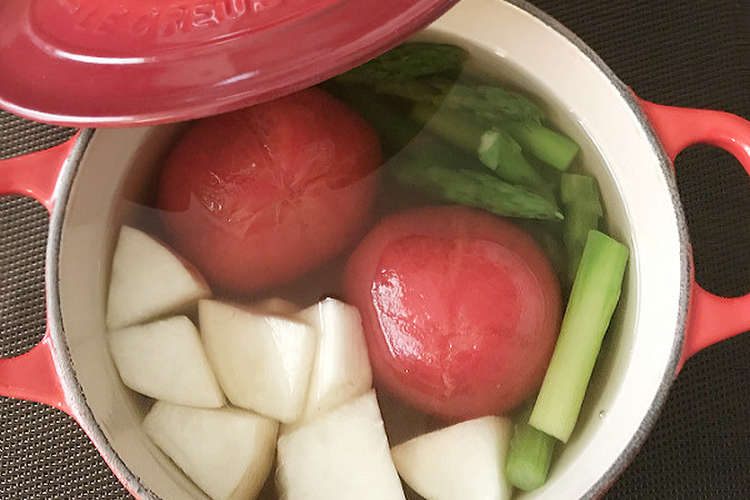 料亭の味 トマトの煮びたし レシピ 作り方 By Cmama クックパッド