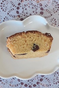 簡単ヘルシーな大豆粉チョコパウンドケーキ