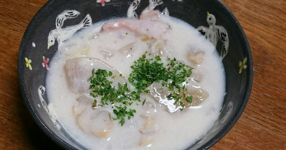 簡単 クラムチャウダー あさり缶 レシピ 作り方 By Sato0927 クックパッド