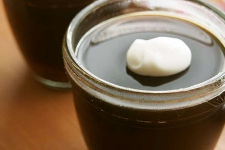 あんこ入り コーヒーゼリー レシピ 作り方 By 京たまご クックパッド