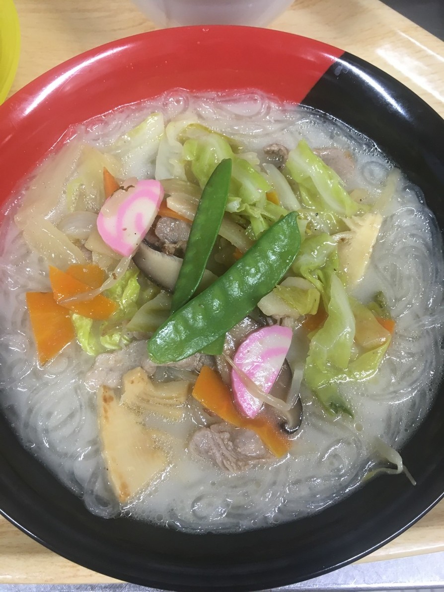 春雨のチャンポン麺の画像