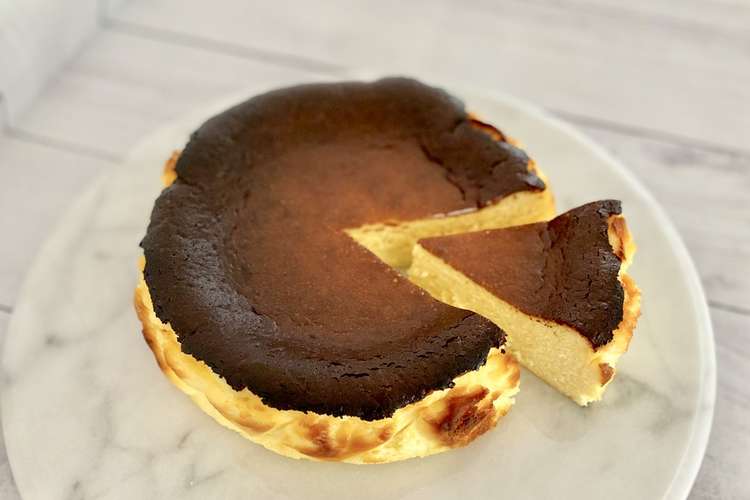 本場の味 簡単バスク風チーズケーキ レシピ 作り方 By Tressugar クックパッド