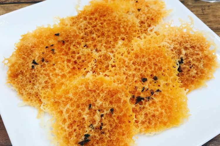 チンするだけ 簡単おつまみチーズクリスプ レシピ 作り方 By ヨシダコーポ クックパッド 簡単おいしいみんなのレシピが373万品