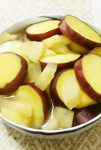 さつまいもとりんごのレモン煮