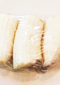 バナナ　冷凍の仕方
