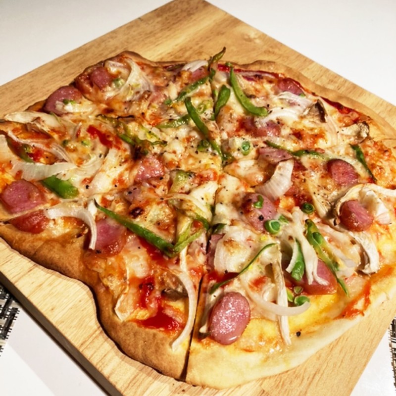 おいしいクレイジークラストピザのレシピ