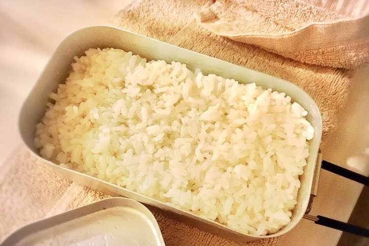 キャンプ飯 メスティンで基本の炊飯 レシピ 作り方 By Lynn クックパッド