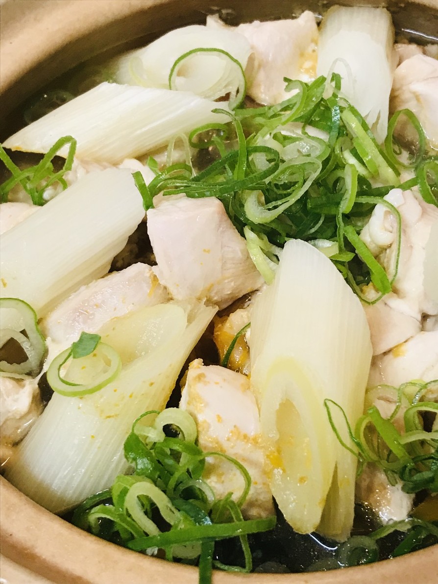 鶏むね肉と野菜の赤味噌鍋の画像