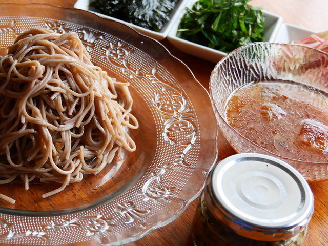 生姜と薬味たっぷりの冷やしつけ蕎麦 レシピ 作り方 By アパッペマヤジフ クックパッド