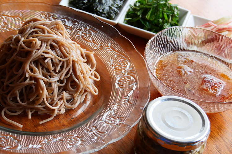 生姜と薬味たっぷりの冷やしつけ蕎麦 レシピ 作り方 By アパッペマヤジフ クックパッド