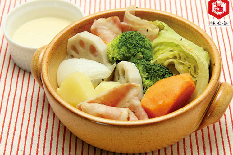 野菜とベーコンのオリーブオイル蒸し レシピ 作り方 By 味とこころ クックパッド 簡単おいしいみんなのレシピが356万品