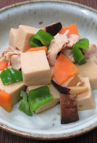 高野豆腐の炒め煮