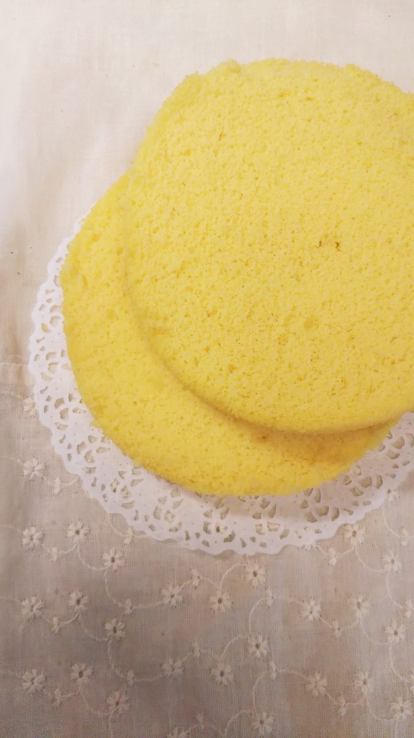しっとりふわふわ♪米粉のスポンジケーキの画像