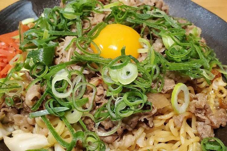 子供大好きガチで肉焼きそば レシピ 作り方 By ガチレシピ上中化成 クックパッド