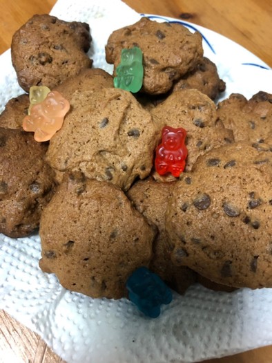 簡単美味しい基本のチョコチップクッキーの写真