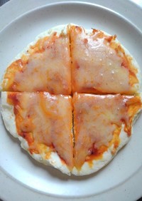 フライパンで簡単ピザ