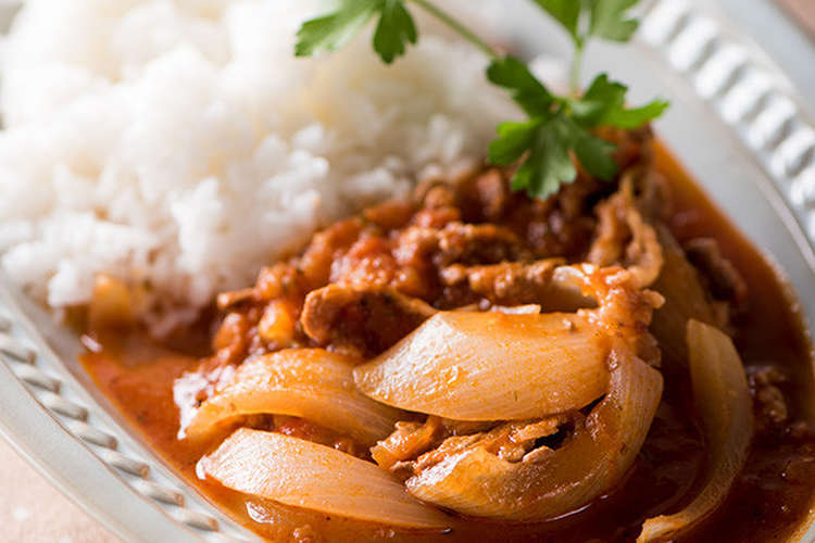 子供も食べやすい 玉ねぎと牛肉のトマト煮 レシピ 作り方 By サンクゼール クックパッド 簡単おいしいみんなのレシピが354万品