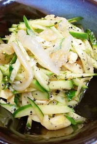 筍と白くらげの中華サラダ