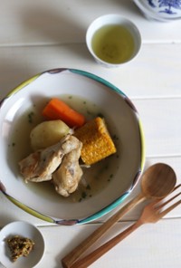 鶏肉と旬野菜のスープ煮
