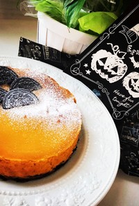 ハロウィンにも♡オレオとかぼちゃのケーキ