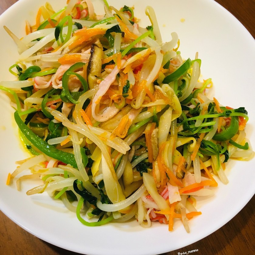  5種の野菜とレンズ豆の炒め物 レシピ
