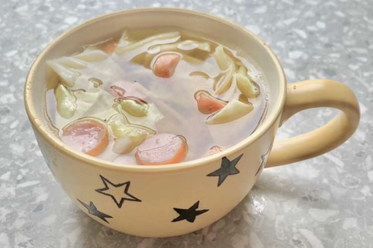 マグカップ コンソメスープパスタ レシピ 作り方 By M32m クックパッド 簡単おいしいみんなのレシピが352万品