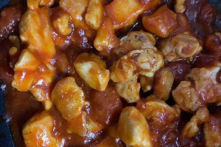 余ったトマト缶消費に チキンのトマト煮 レシピ 作り方 By 蜜柑の花 クックパッド 簡単おいしいみんなのレシピが360万品
