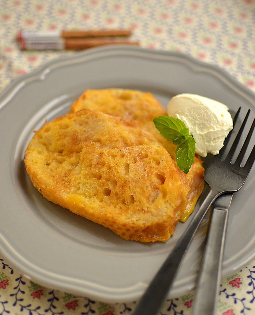 シナモンレーズンフレンチトーストベイクレシピ