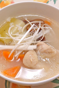 超簡単に韓国料理＊サムゲタン風スープ