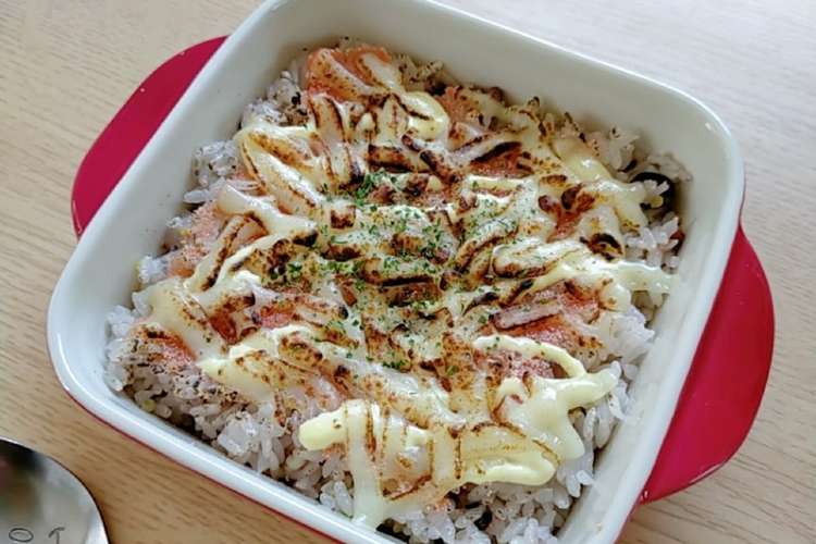 ランチにも たらこマヨチーズごはん レシピ 作り方 By のきごはん クックパッド