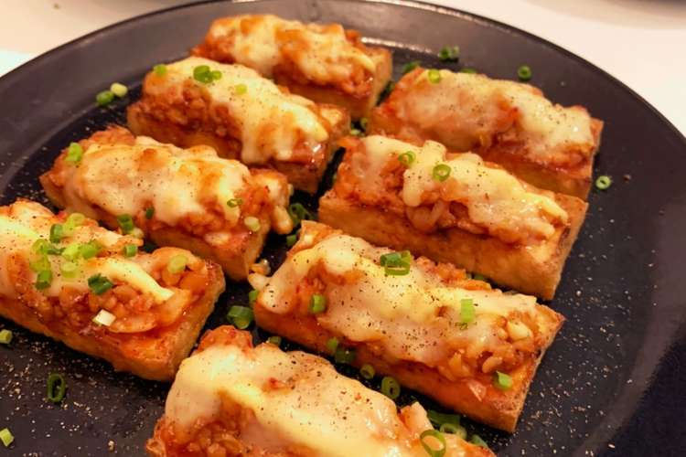 厚揚げのキムチ納豆チーズ焼き レシピ 作り方 By Mu Min クックパッド 簡単おいしいみんなのレシピが364万品