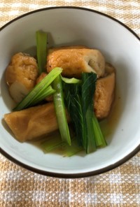 小松菜と練り物煮