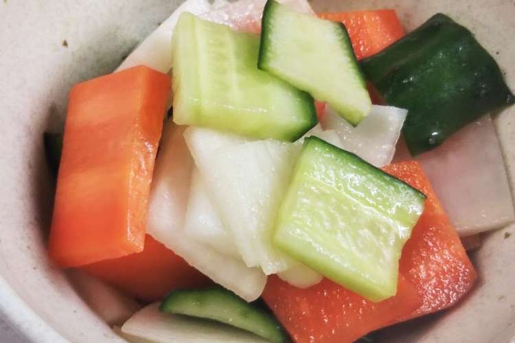 お手軽ピクルス～野菜不足解消！ レシピ・作り方 By サマサマサマー 【クックパッド】 簡単おいしいみんなのレシピが363万品