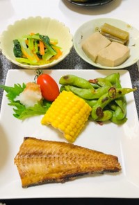 魚メインの夕飯の献立・バランスメニュー