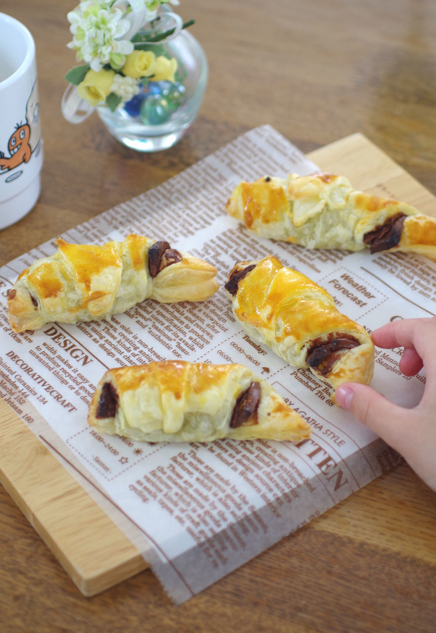 チョコレートクロワッサン（パン・オ・ショコラ） レシピ