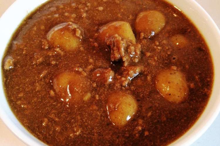 新じゃがアレンジ 圧力かけてカレーにする レシピ 作り方 By のんびりチキン クックパッド