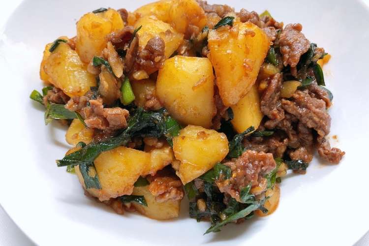 ご飯がススム 韓国風肉じゃが レシピ 作り方 By かけだしのかに クックパッド 簡単おいしいみんなのレシピが377万品