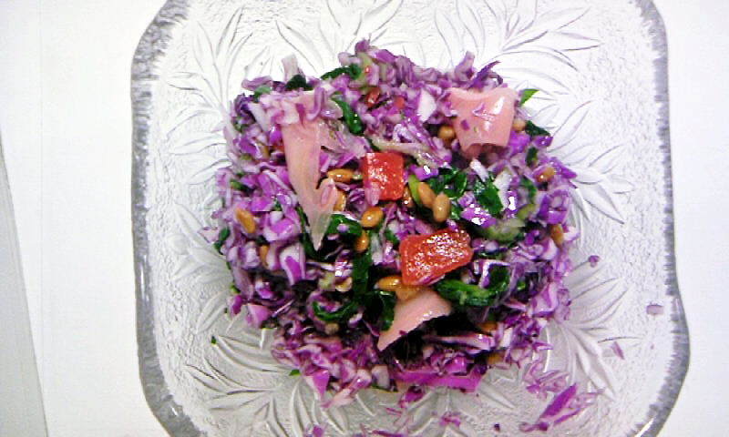令製紫キャベツの納豆和えの画像