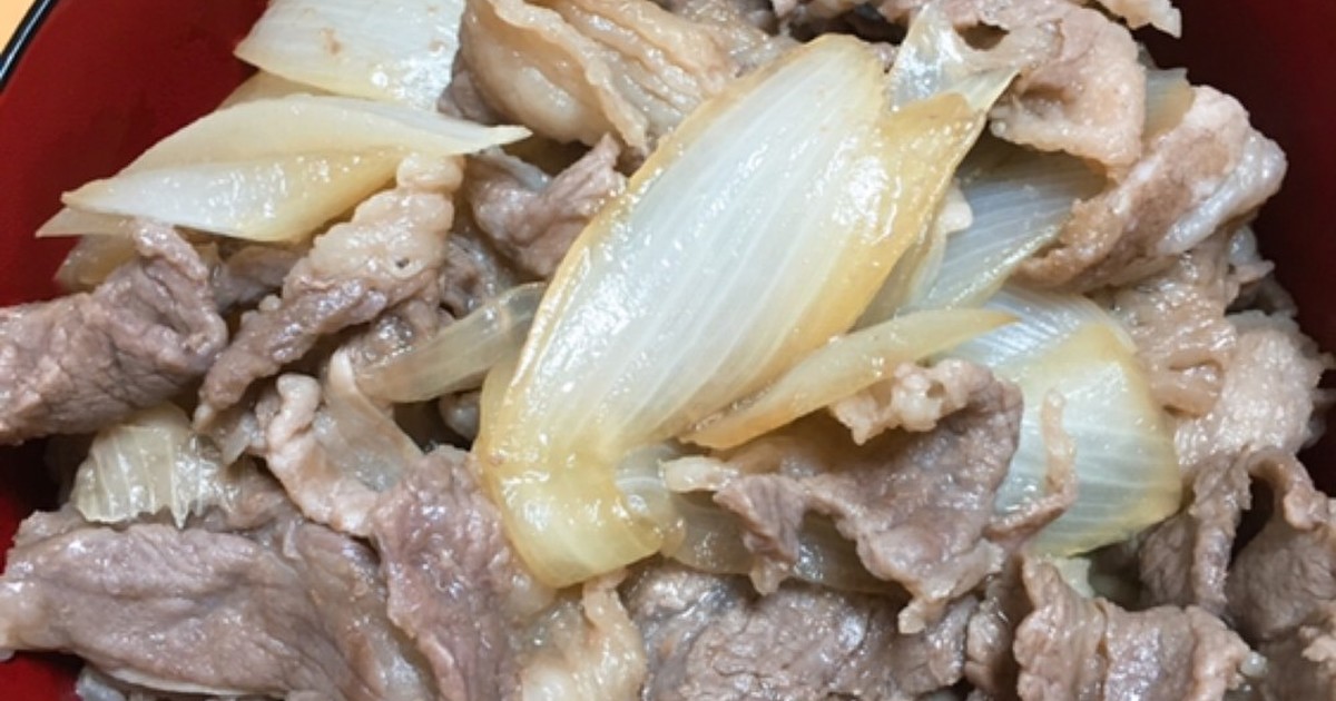 めんつゆで簡単つゆだく牛丼 レシピ 作り方 By Cook Maya クックパッド 簡単おいしいみんなのレシピが359万品