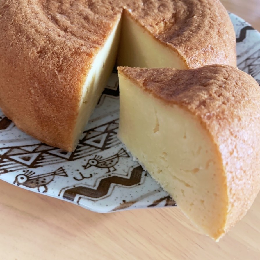 【ヘルシー】炊飯器でチーズ風味ケーキ☆の画像